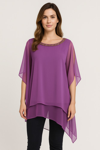 Blusa donna ragazza strass - donna,