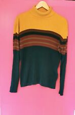 Maglioncino collo alto da donna scout in cotone multicolore taglia L