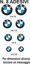 adesivi BMW vinile prespaziati  8 pz  per auto moto caschi
