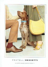 publicité Advertising 0421  2018  chaussures  Fratelli Rossetti  