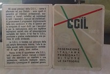 Tessera l 1958 - c.g.i.l.,