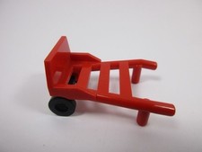 LEGO Red Minifigure Utensil Hand Truck Ref 2495c01 2495 2496 Set 60100 3661 4555