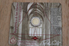 San Marino 2 euro 2005 originale Galileo Galilei (K4862)