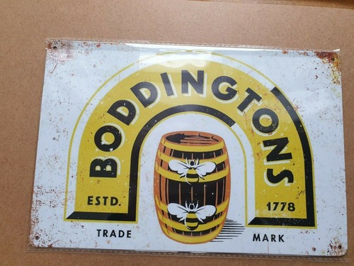 Boddingtons bitter metal sign - boddingtons,