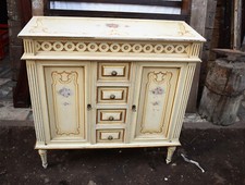 i credenza stile antico Luigi XVI  dipinto mobile laccato 900
