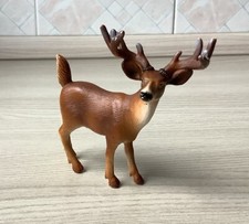 ANIMALI SELVATICI SCHLEICH CERVO PICCOLO CON PALCO DI CORNA 2002