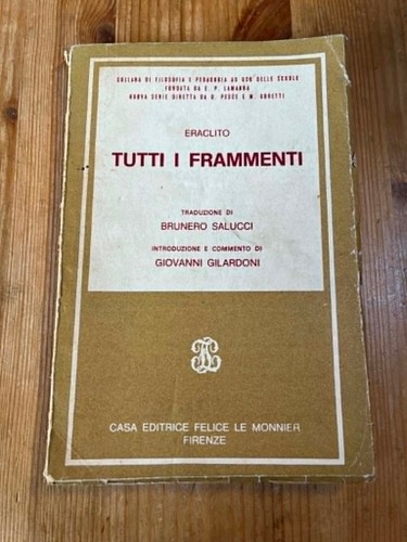 Tutti frammenti eraclito - i,