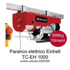 Paranco elevatore elettrico