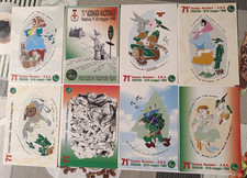 serie completa 8 cartoline 71