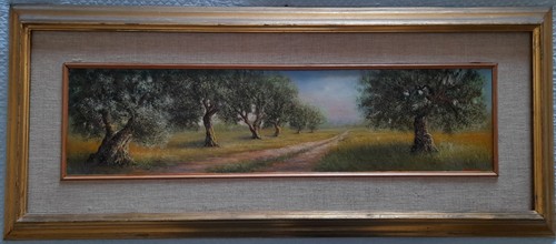 Quadro ulivi olio su - quadro,