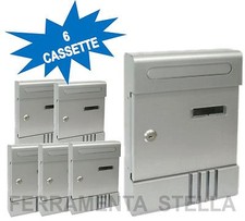 PZ 6 CASSETTA POSTALE ACCIAIO