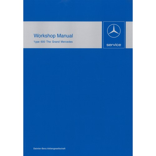 Mercedes benz pkw typ - 600, w100