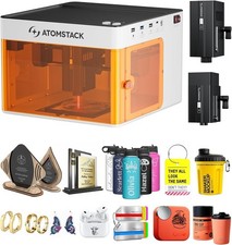 Atomstack P1 Mini macchina per incisione laser, laser a diodi da 5 W e laser a infrarossi da 1,2 W