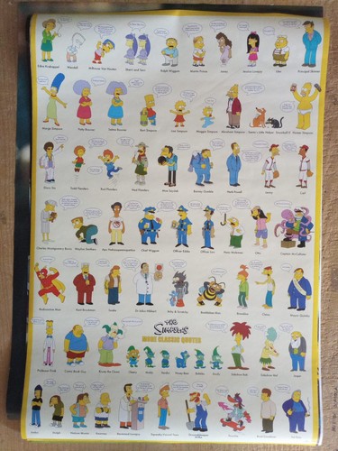 The simpsons cast - the, poster