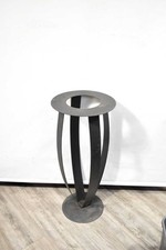 Piedistallo In Ferro Porta Piante Nero H 75 Cm