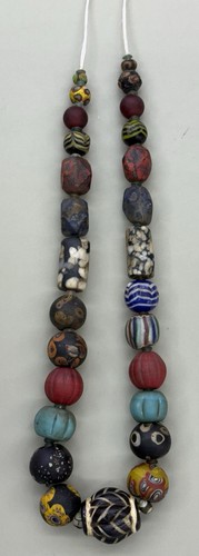 Collana perle vetro - collana, in