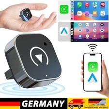 Adattatore auto wireless CarPlay Android 2 in 1 plug play per iOS Android nero IT
