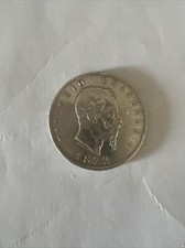 Italia 5 Lire 1872 AG 900