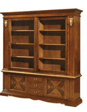 CREDENZA LIBRERIA CRISTALLIERA