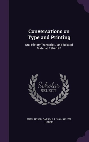 Teiser conversations on type - teiser,