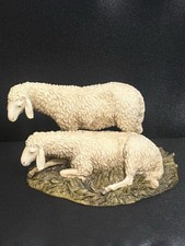 Statuine Presepe Due Pecore In