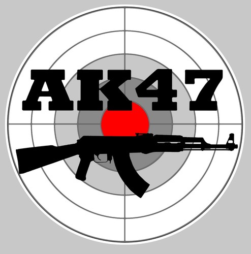 Sticker ak47 fusil - ak47, ak
