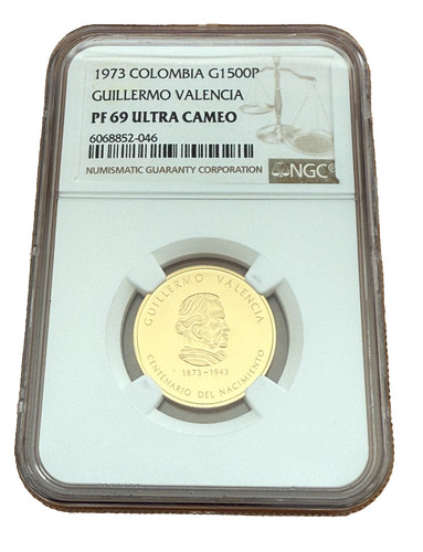 Colombia 1973 oro - colombia,
