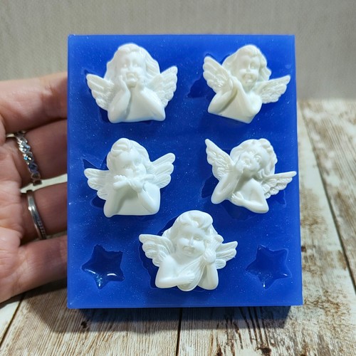 Stampo angioletti putti 5pz - angioletti,