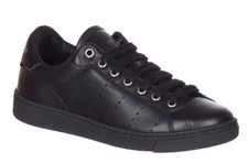 Dsquared2 Scarpe Sneakers Basse Donna Nero Nappa Pelle 'Santa Monica' -...