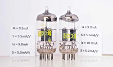 2x ECC81 COPPIA ABBINATA E81CC