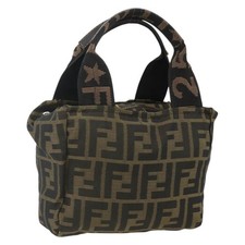 FENDI Zucca Canvas Hand Bag