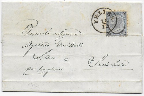 Venezia feltre 1866 per - 1866,