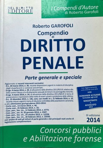 Compendio diritto penale - compendio,
