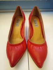 decoltè in pelle rosso mis.37