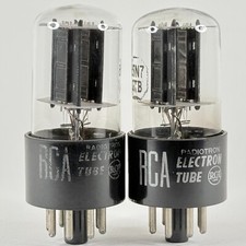 Coppia tubi RCA 6SN7GTB