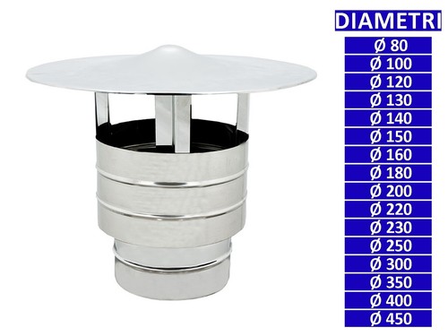 Allinox terminale antivento - terminale,