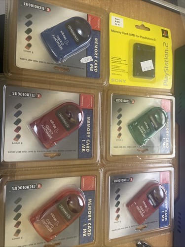 Memory card per ps1 ps2 - memory,
