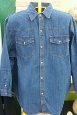 Camicia In Denim Stonewash A
