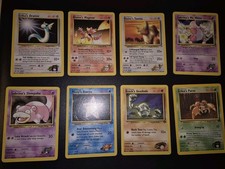 Pokemon - Lotto 8 Carte Gym