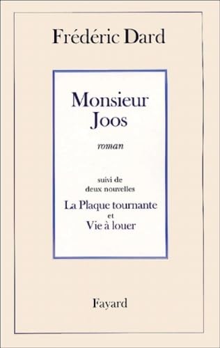 Monsieur joos suivi vie à - monsieur, joos,