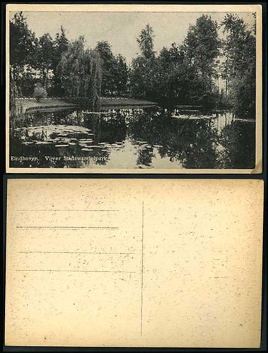 Holland old postcard eindhoven - old,