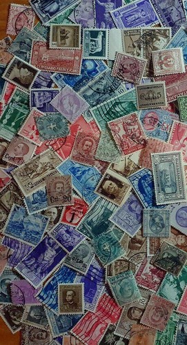 Lotto con francobolli di - con,