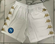 Pantaloncini calcio SSC NAPOLI kappa Kombat ryder 2021 bianco oro europa SCONTO