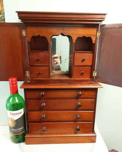 Comò antico miniatura - comò,