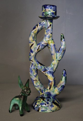 Candeliere scultoreo - , in
