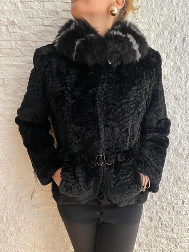 Pelliccia rex con volpe - di,