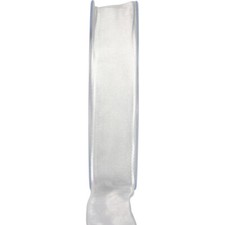 Nastro organza chiffon bianco