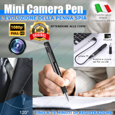 SPY PEN PENNA SPIA TELECAMERA SPIA VIDEOCAMERA NASCOSTA MICROCAMERA