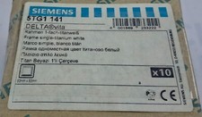 SIEMENS 5TG1 141 telaio singolo titanio bianco