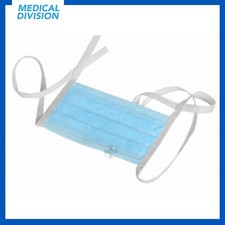 50 Mascherine Chirurgiche monouso in TNT con lacci 3 strati verdi - maschere